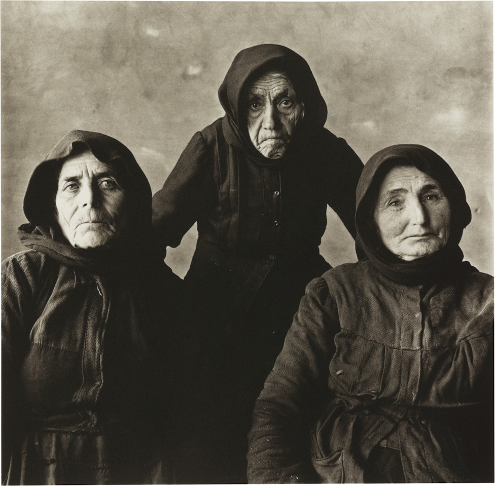 '3 CRETAN WOMEN' by Irving Penn