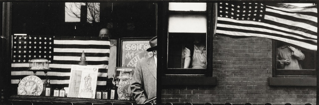 'PARADE IN HOBOKEN, N. J.' (DIPTYCH) by Robert Frank