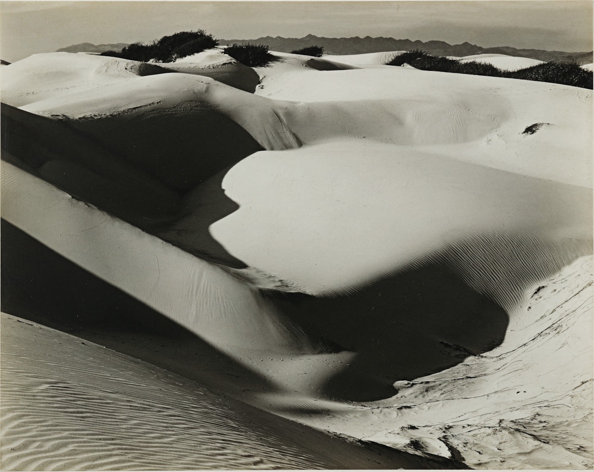 'WIND EROSION, DUNES - OCEANO' by Edward Weston