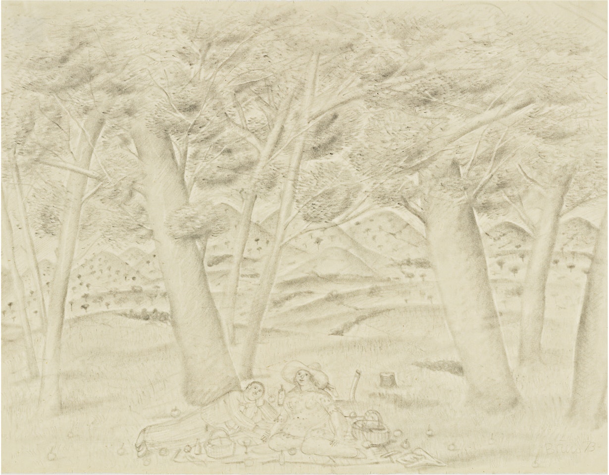 PICKNICK IM WALDE by Fernando Botero