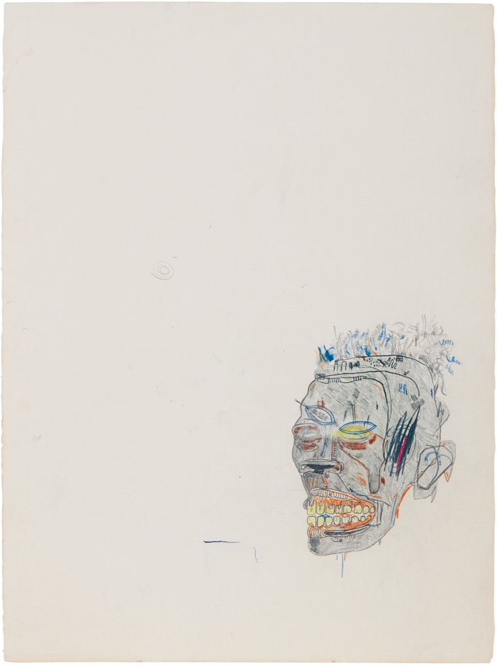 UNTITLED (HEAD)  by Jean-Michel Basquiat