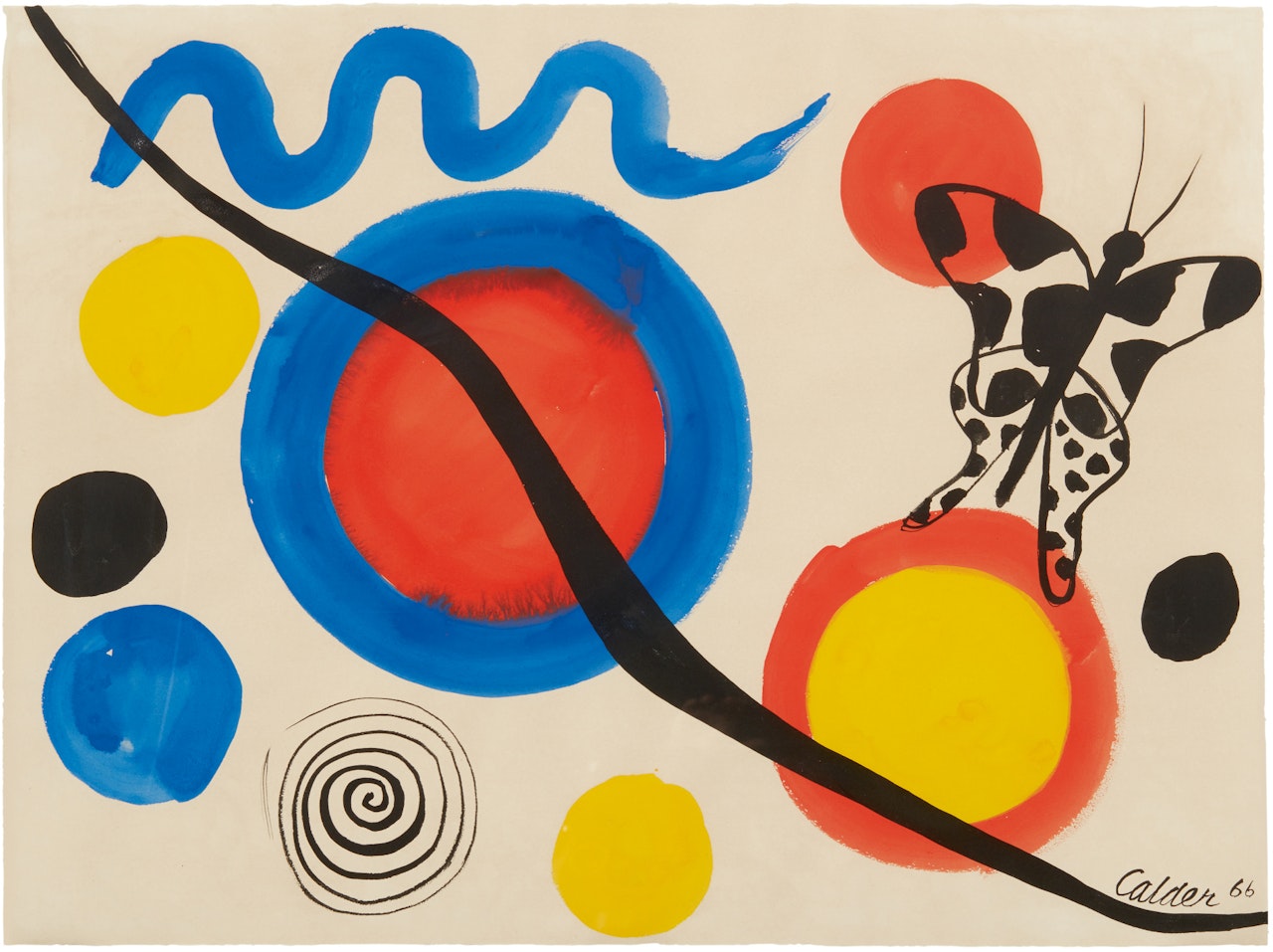 SPOTTED BUTTERFLY by Alexander Calder