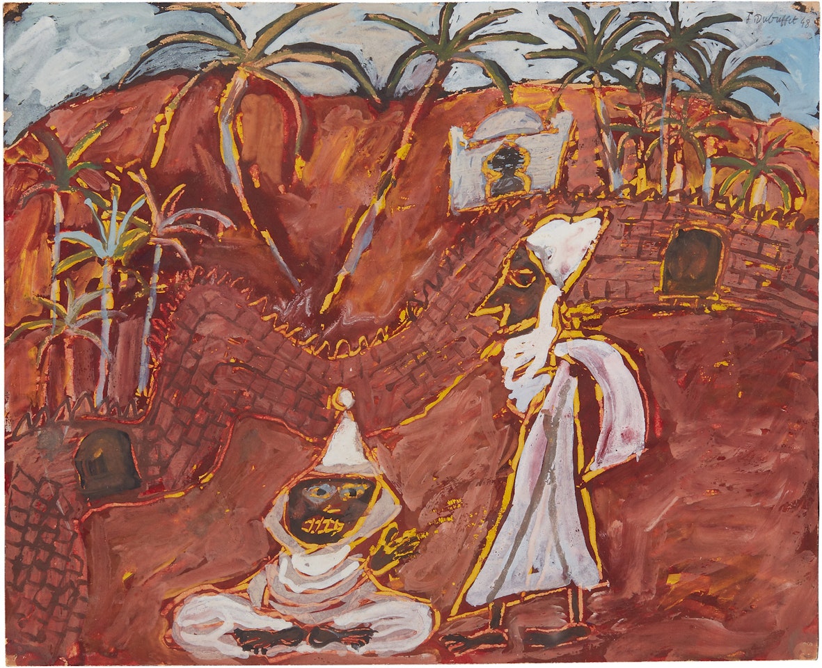 EL GOLÉA by Jean Dubuffet