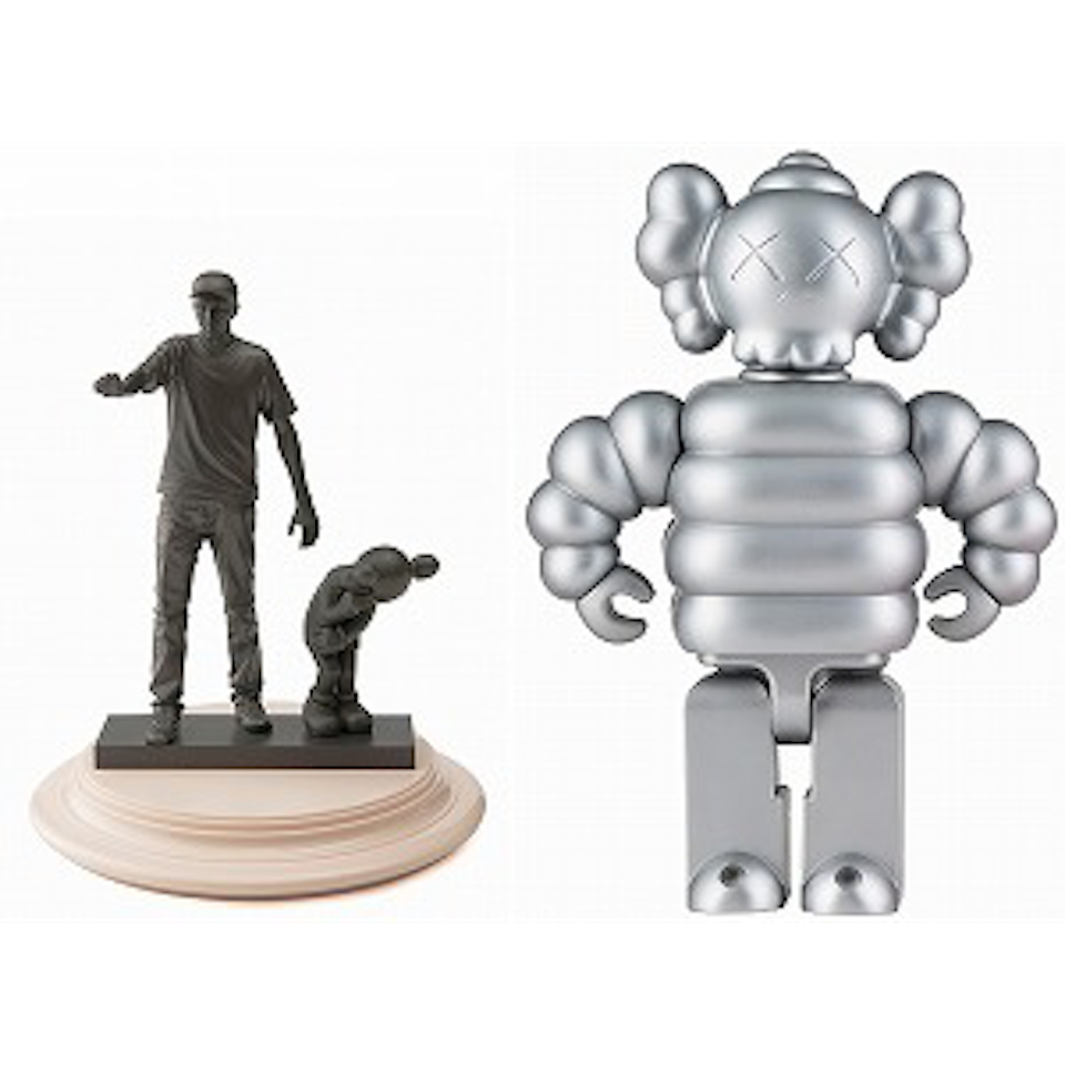 1. KAWS Partners／2. Kubrick KAWS Mad Hectic Supreme Quality 400% by Kaws