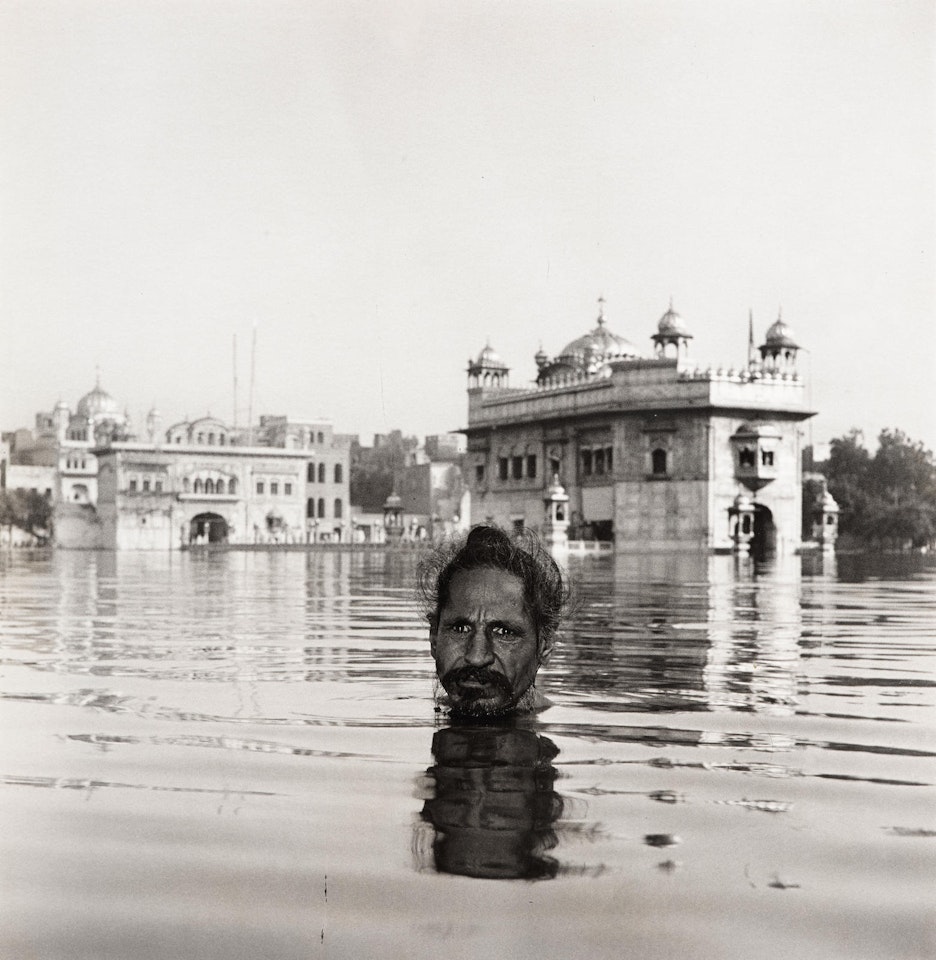 Sikh Bathing, India by Margaret Bourke-White