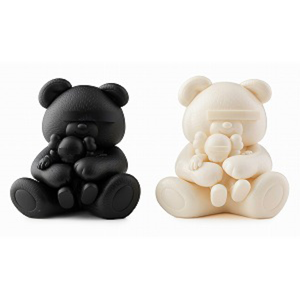 Undercover Bear KAWS Companion (Black, White) by Kaws