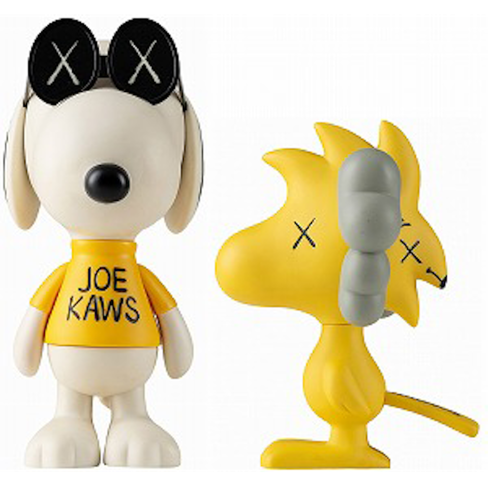 1. SNOOPY (KAWS version)／2. WOODSTOCK (KAWS version) by Kaws