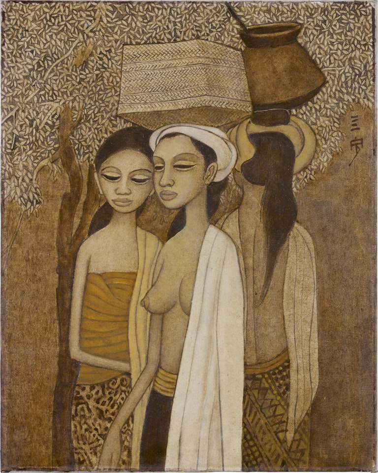 GOING TO MARKET by Cheong Soo Pieng