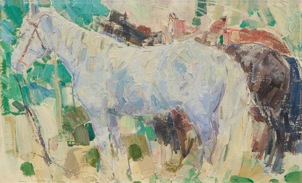 URGA HORSES by Leon Gaspard