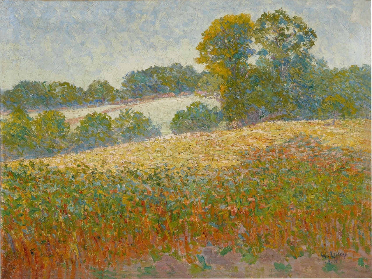 CHAMPS DE FLEURS by Gustave Loiseau