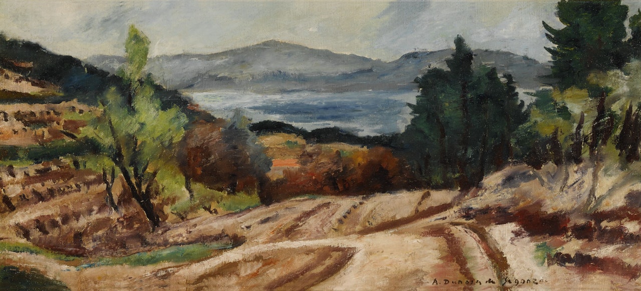 LE GOLF DE SAINT TROPEZ by Andre Dunoyer de Segonzac