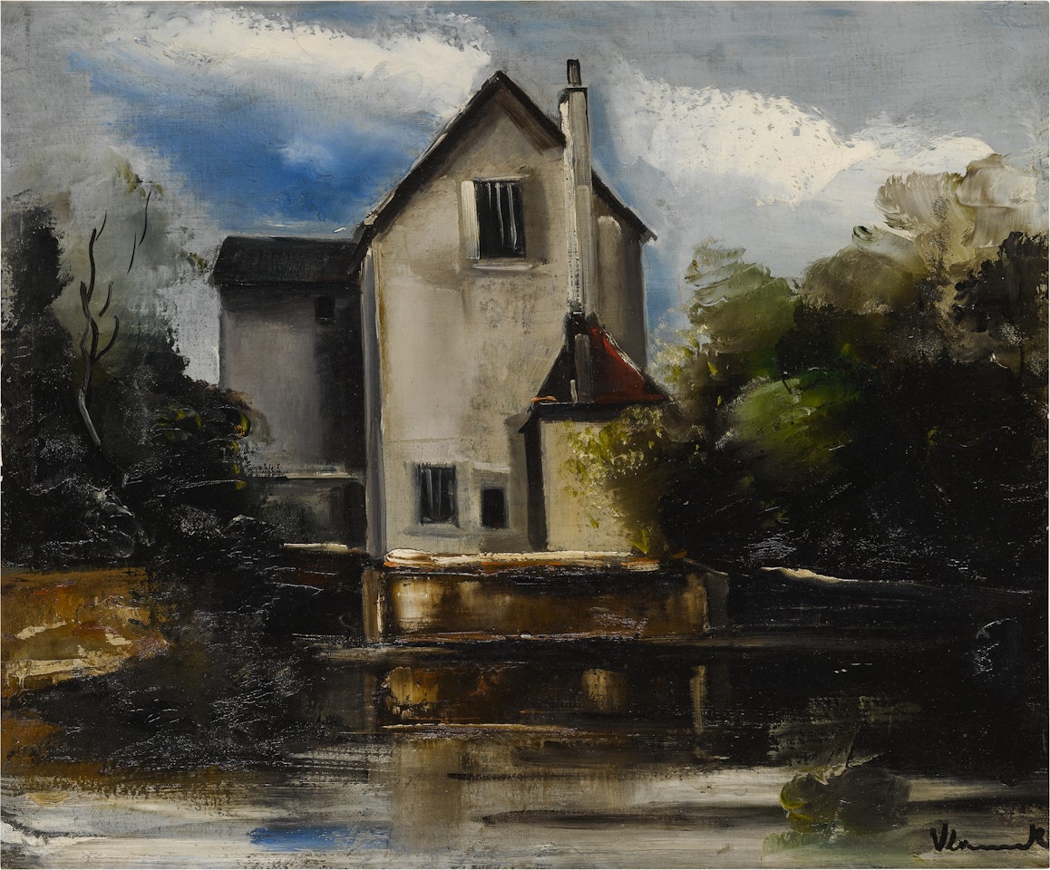 AU BORD DE L'EAU by Maurice de Vlaminck