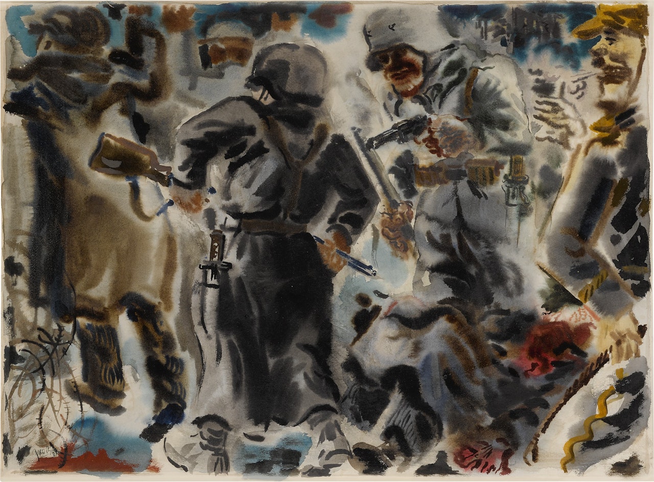 PUNISHMENT (STREET SCENE) by George Grosz