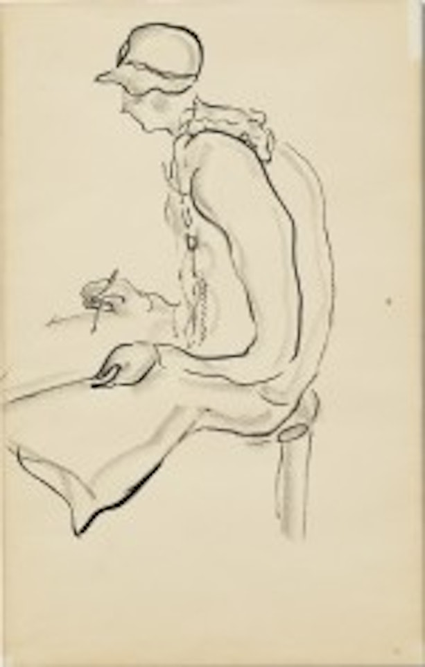 SEATED LADY by Sanyu