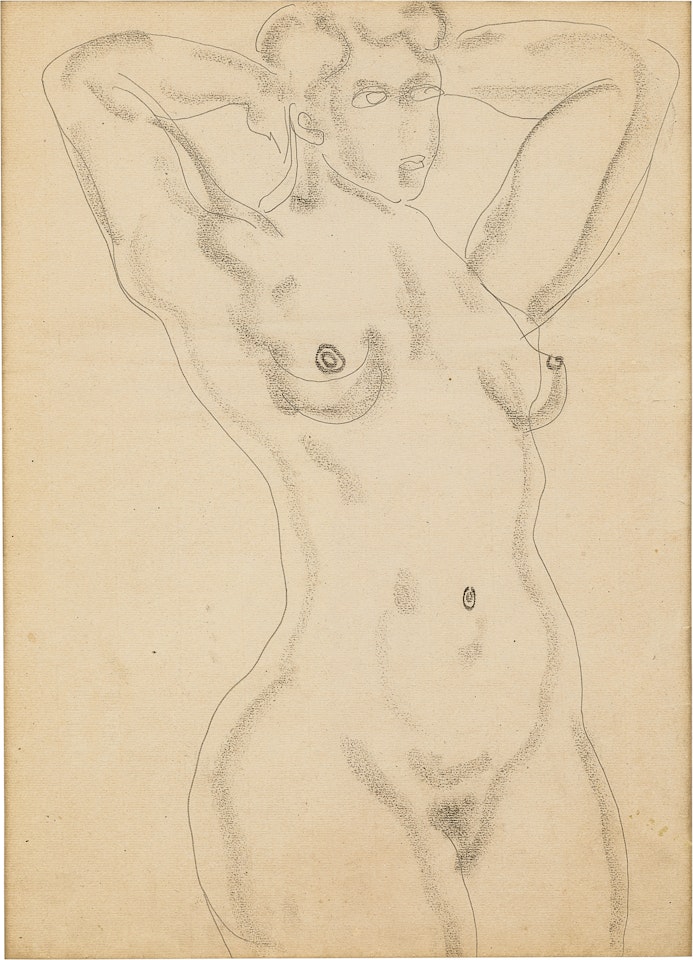 STANDING NUDE by Sanyu