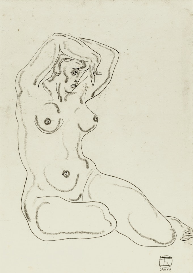 SEATED NUDE by Sanyu