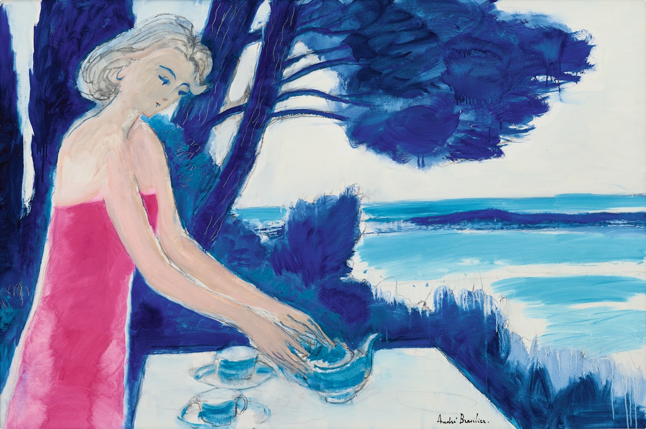 L'HEURE DU THÉ by André Brasilier