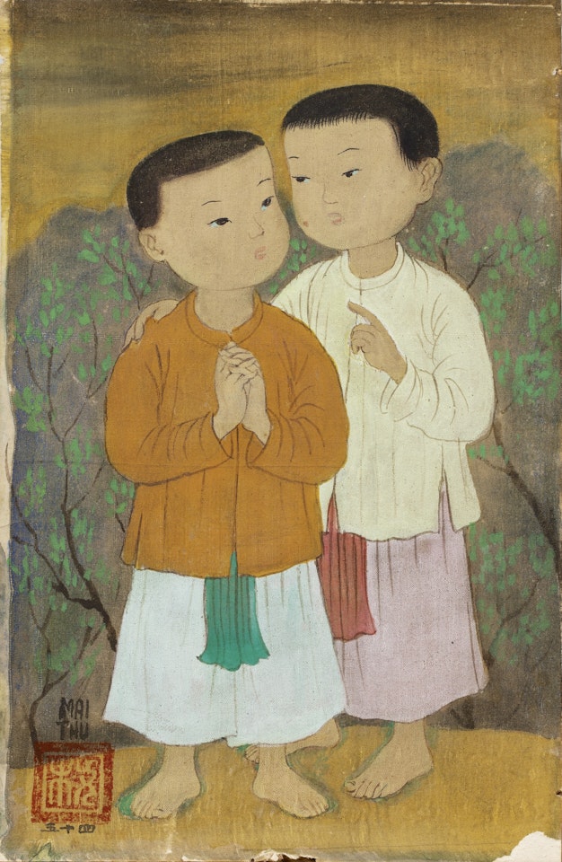 DEUX GARCONS (TWO BOYS) by Mai Trung Thu