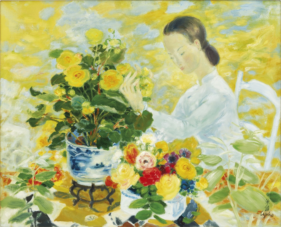 FEMME EN BLANC (WOMAN IN WHITE) by Le Pho
