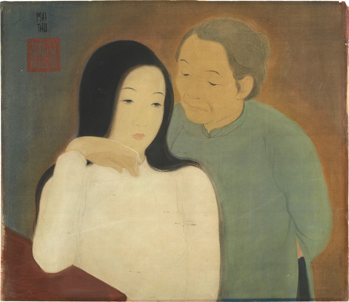 PORTRAIT OF A LADY AND MOTHER by Mai Trung Thu