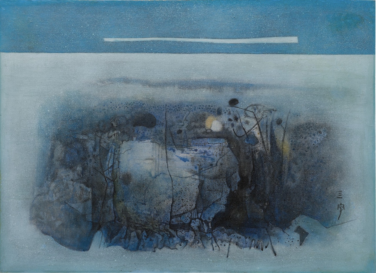 ABSTRACT LANDSCAPE by Cheong Soo Pieng