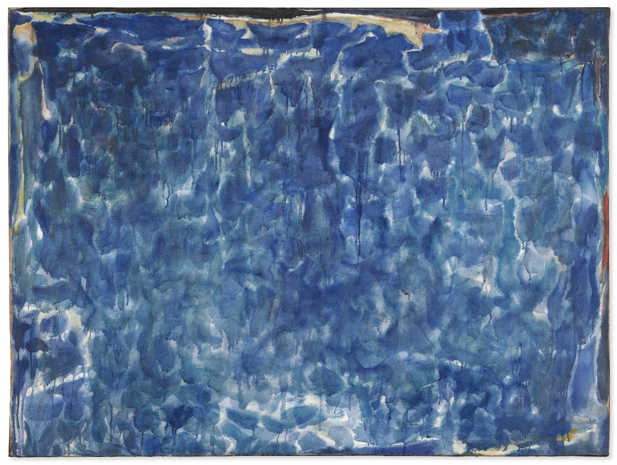 Blue Composition by Sam Francis