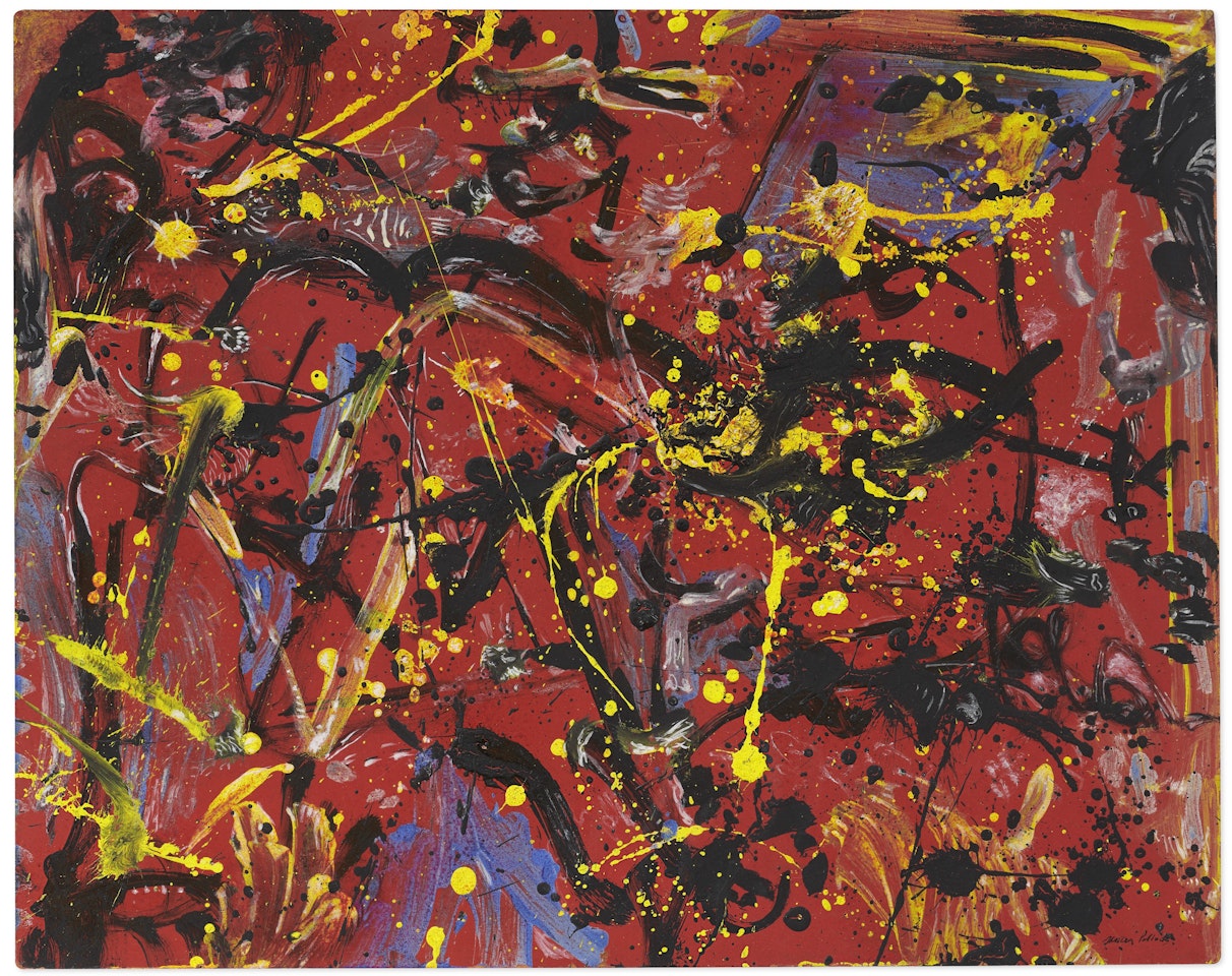 Red Composition by Jackson Pollock