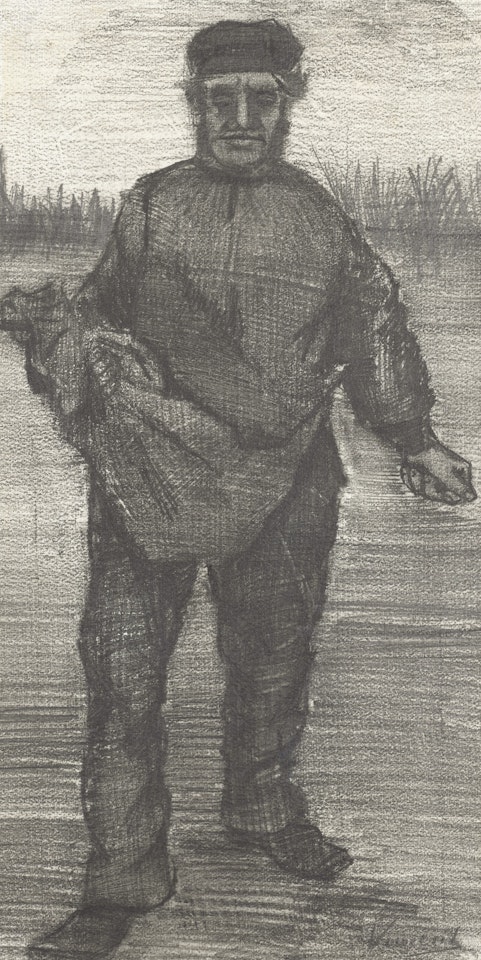 De zaaier: van voren gezien (The Sower: Front View) by Vincent van Gogh