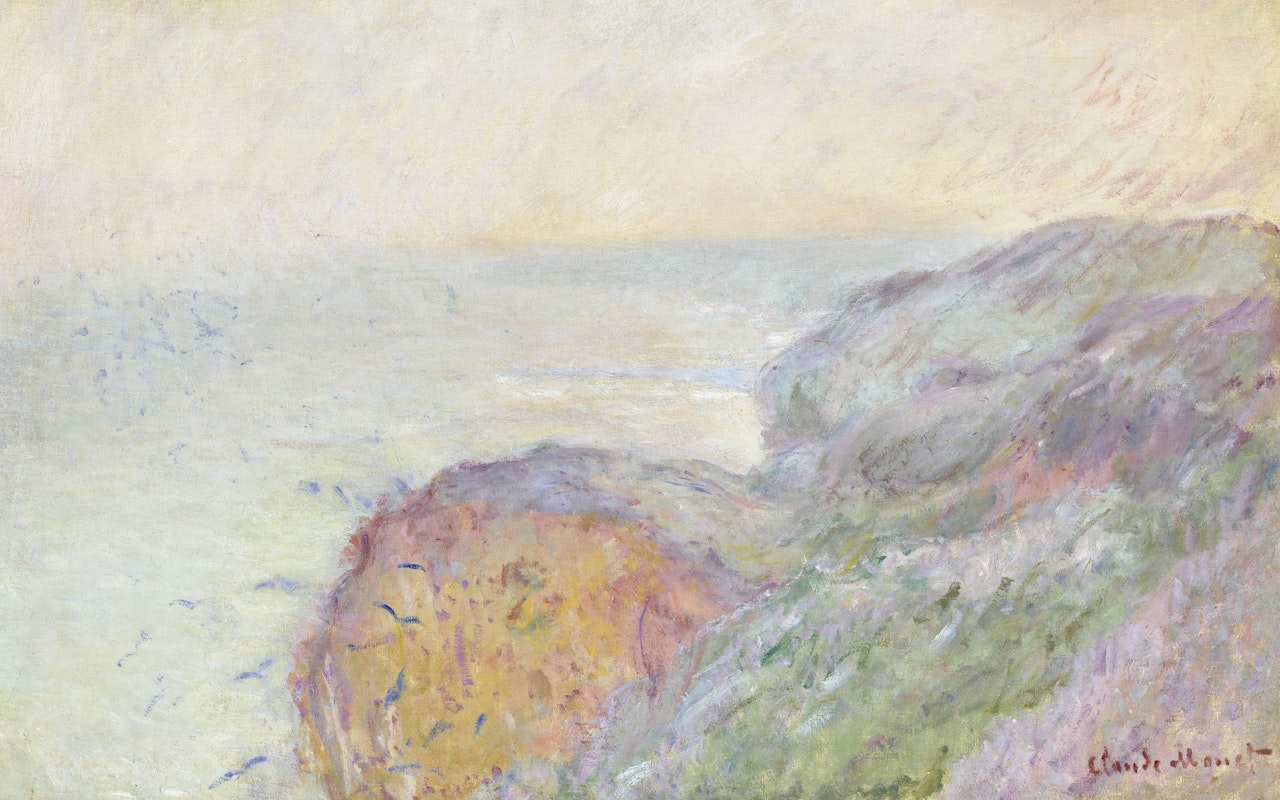 Falaise près de Dieppe by Claude Monet