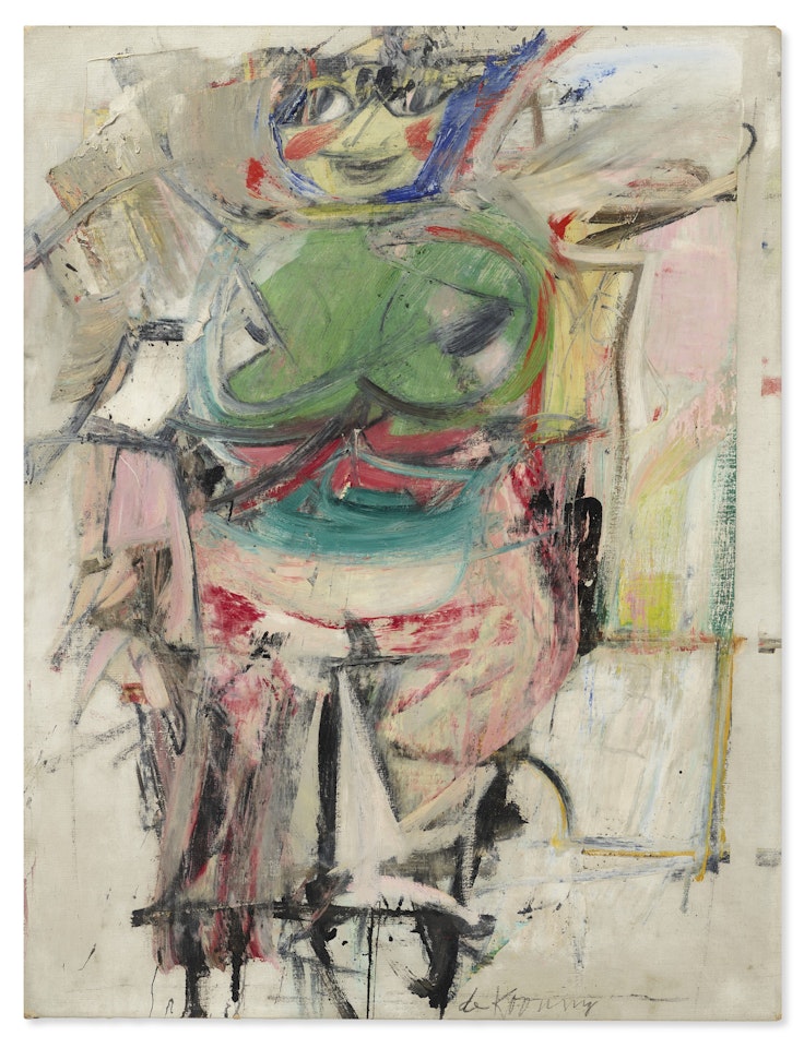 Woman (Green) by Willem de Kooning