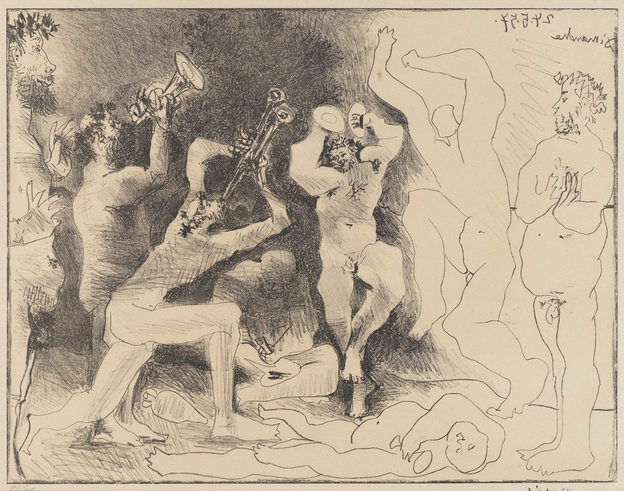 La Danse des Faunes (Bloch 830; Mourlot 291) by Pablo Picasso