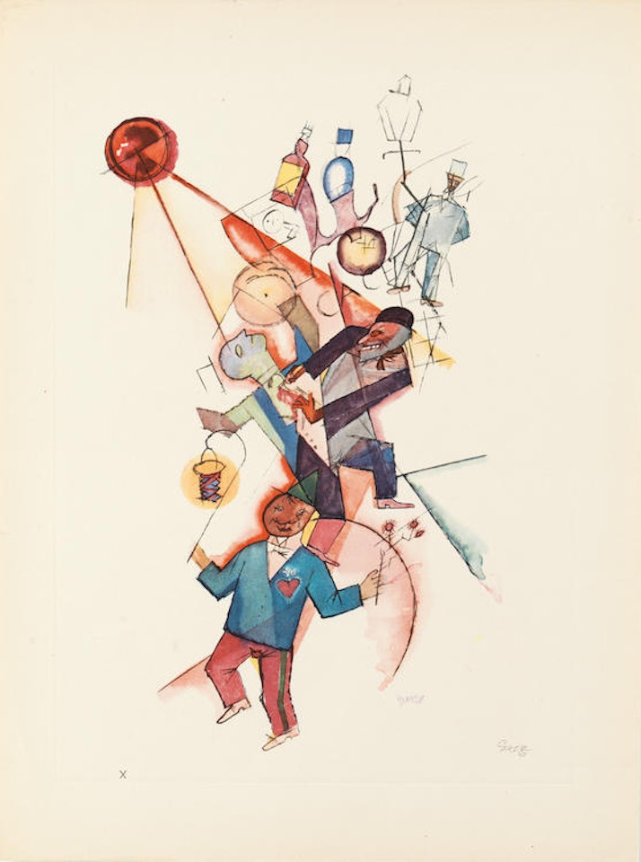 'Johannisnacht' & 'Passanten', from 'Ecce Homo' by George Grosz