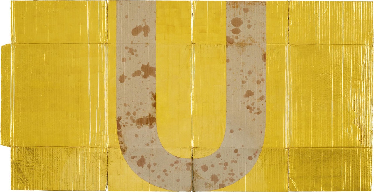 ALPHABET (U) by Danh Vo