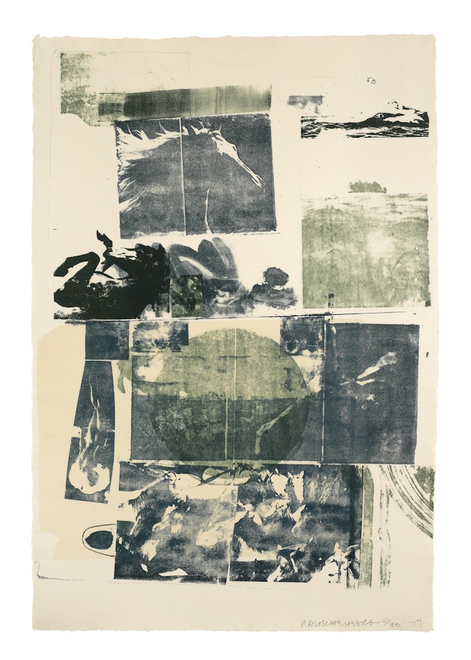 Epic, from 'Romances' (Gemini 764) by Robert Rauschenberg