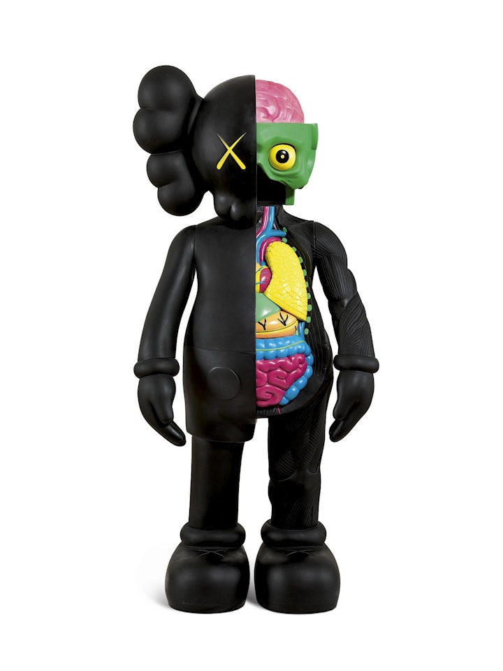 FOUR FOOT DISSECTED COMPANION (BLACK) by Kaws