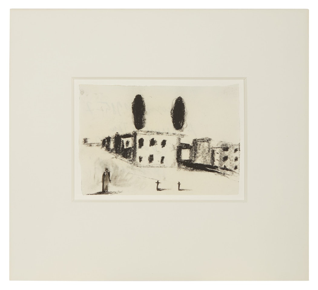 HOUSE WITH TWO TREES by Enzo Cucchi