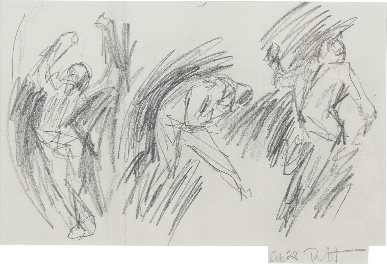 UNTITLED (STUDY) by Robert Longo