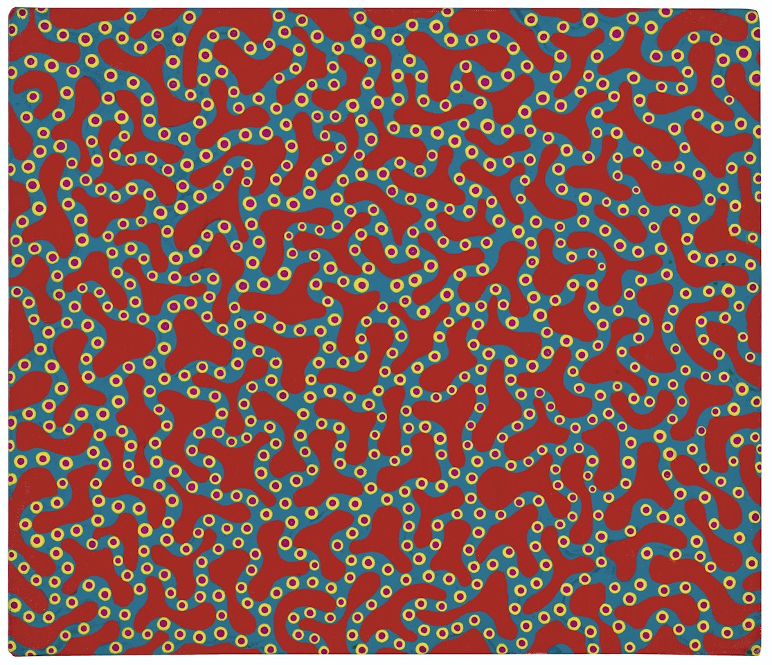Before the Destruction of the Flower Garden by Yayoi Kusama