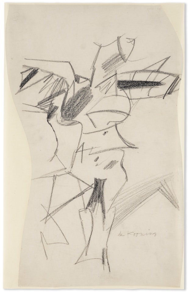 Study for a Woman by Willem de Kooning