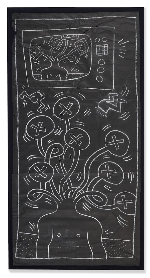 Untitled (Subway Drawing) by Keith Haring