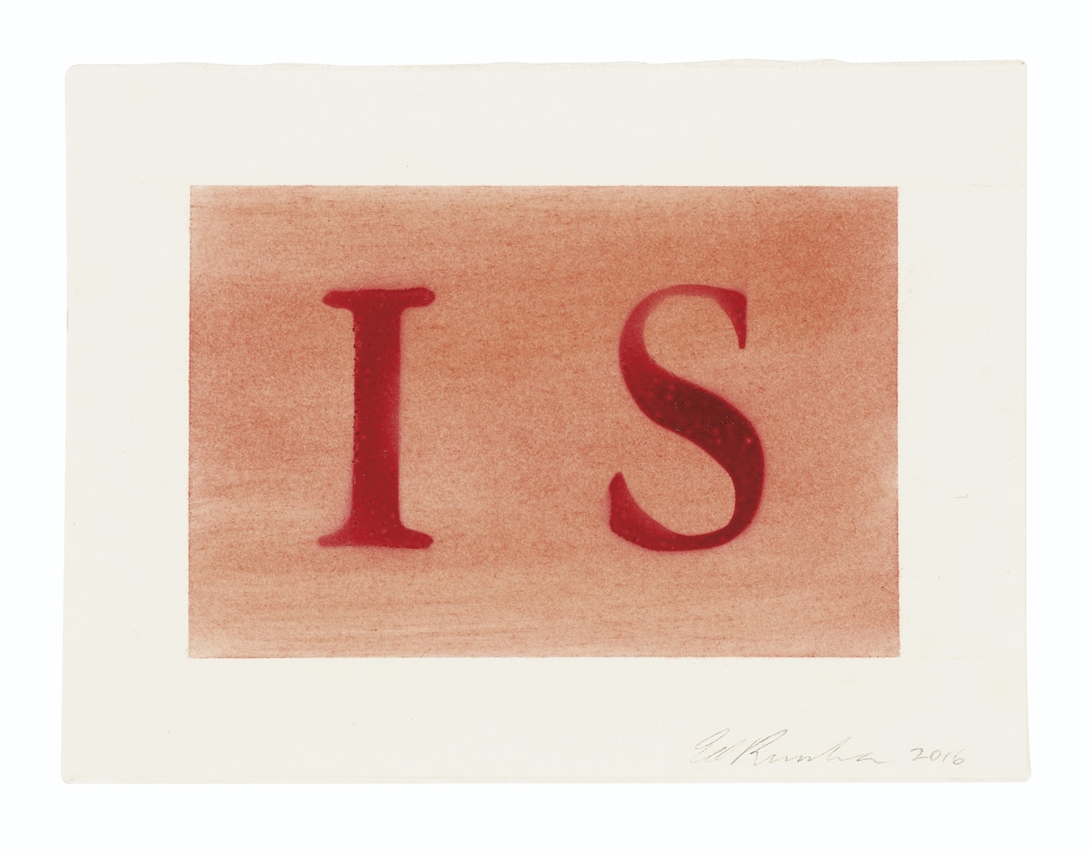 IS (#2) by Ed Ruscha