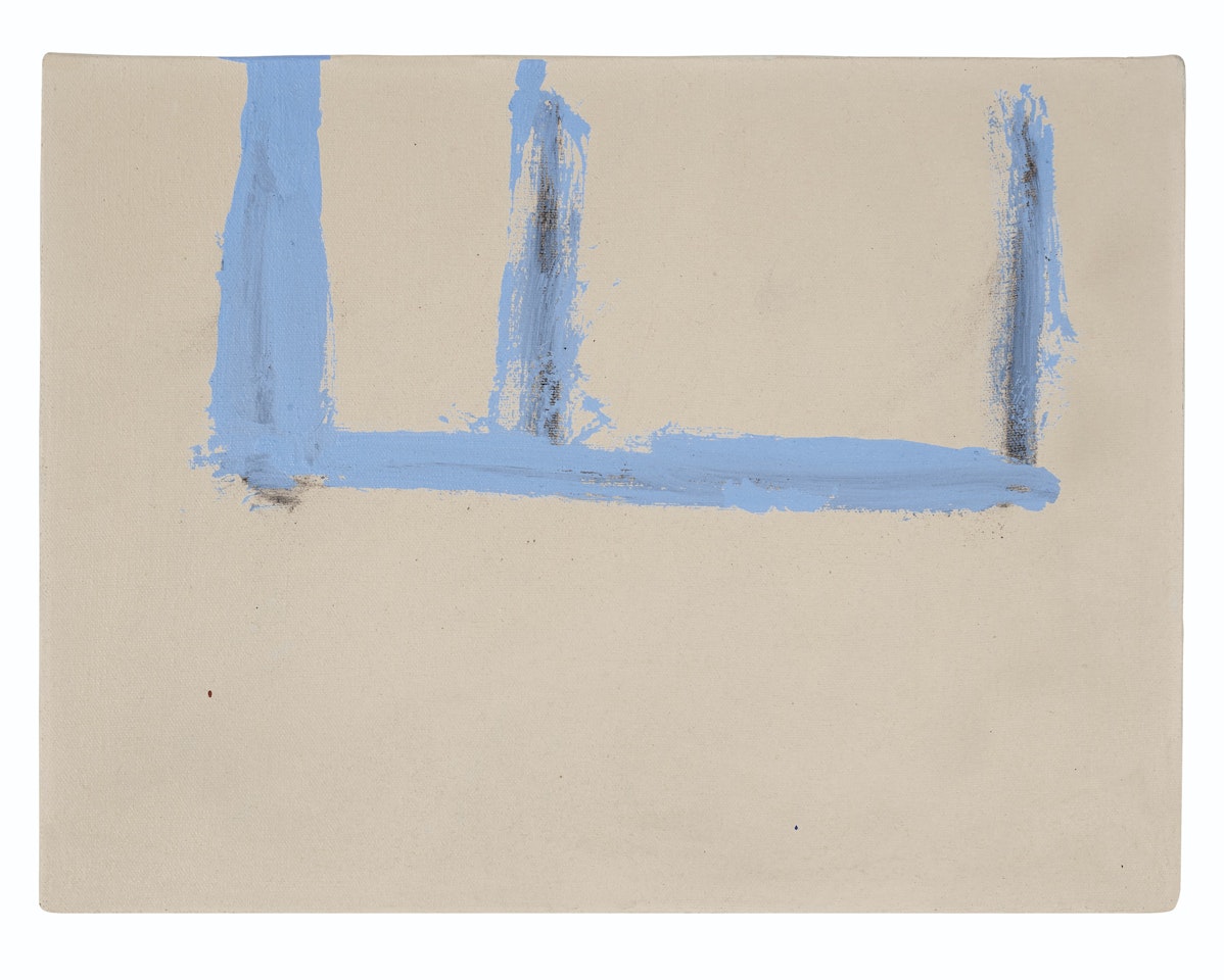 Open No. 147: Blue on Beige by Robert Motherwell