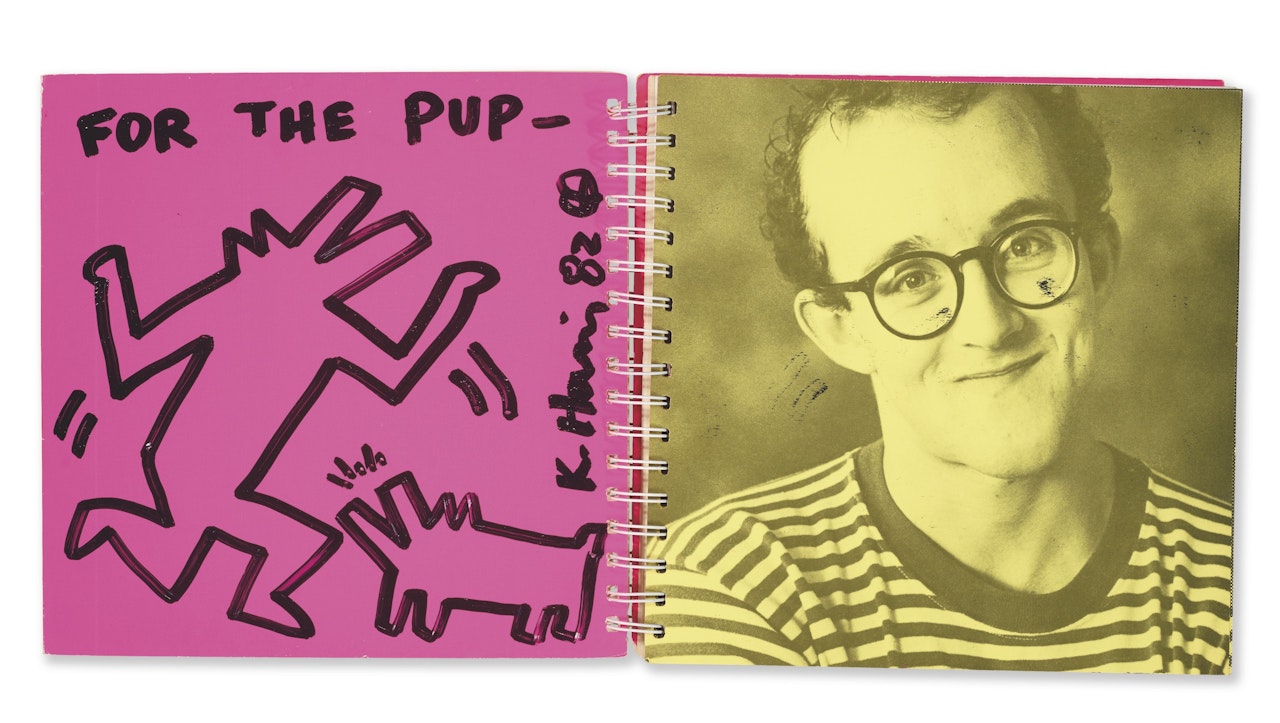 Untitled (For the Pup) by Keith Haring
