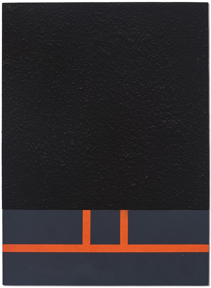 Black Cell with Conduit by Peter Halley