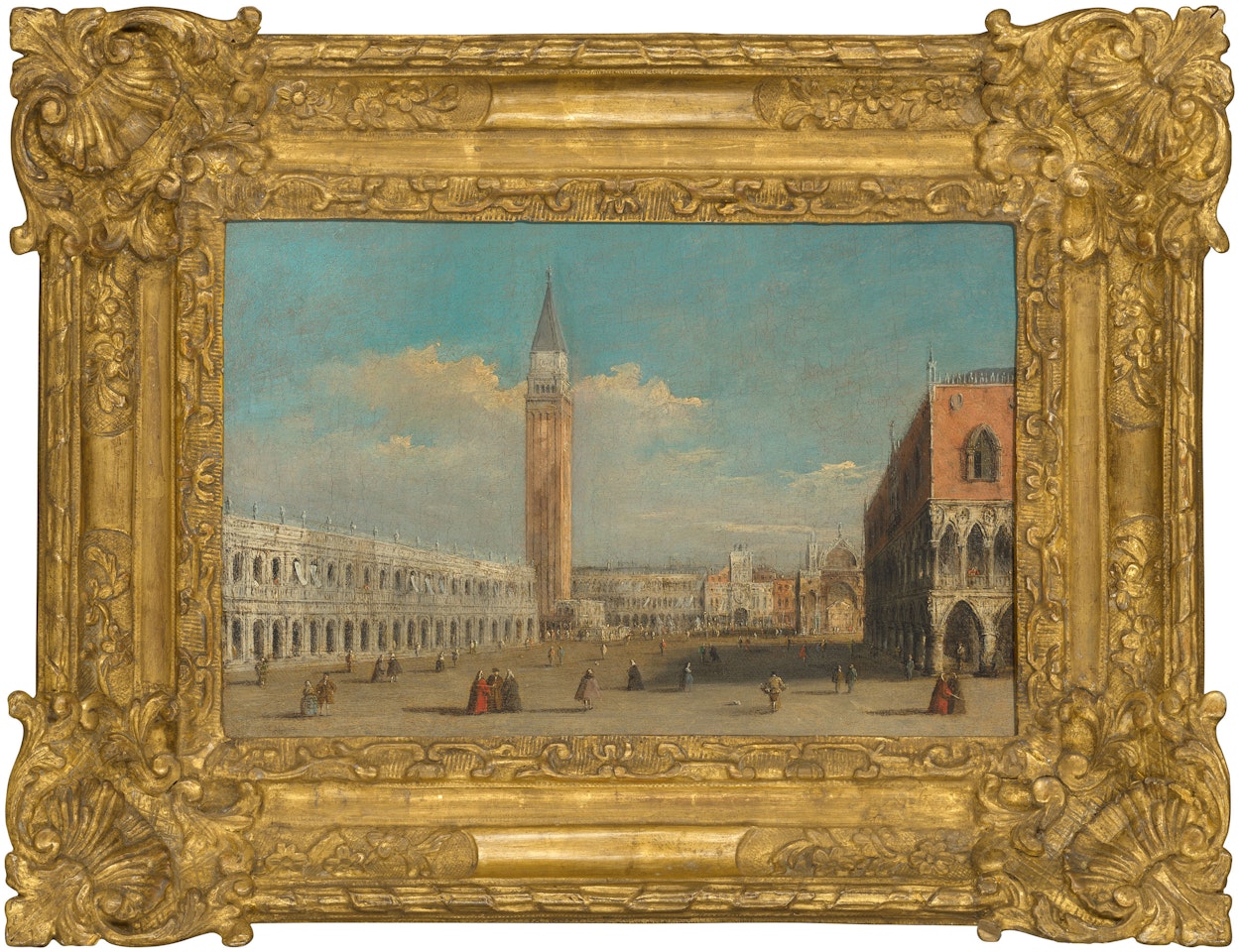 Saint Mark's Square from the Dogana by Venetian School