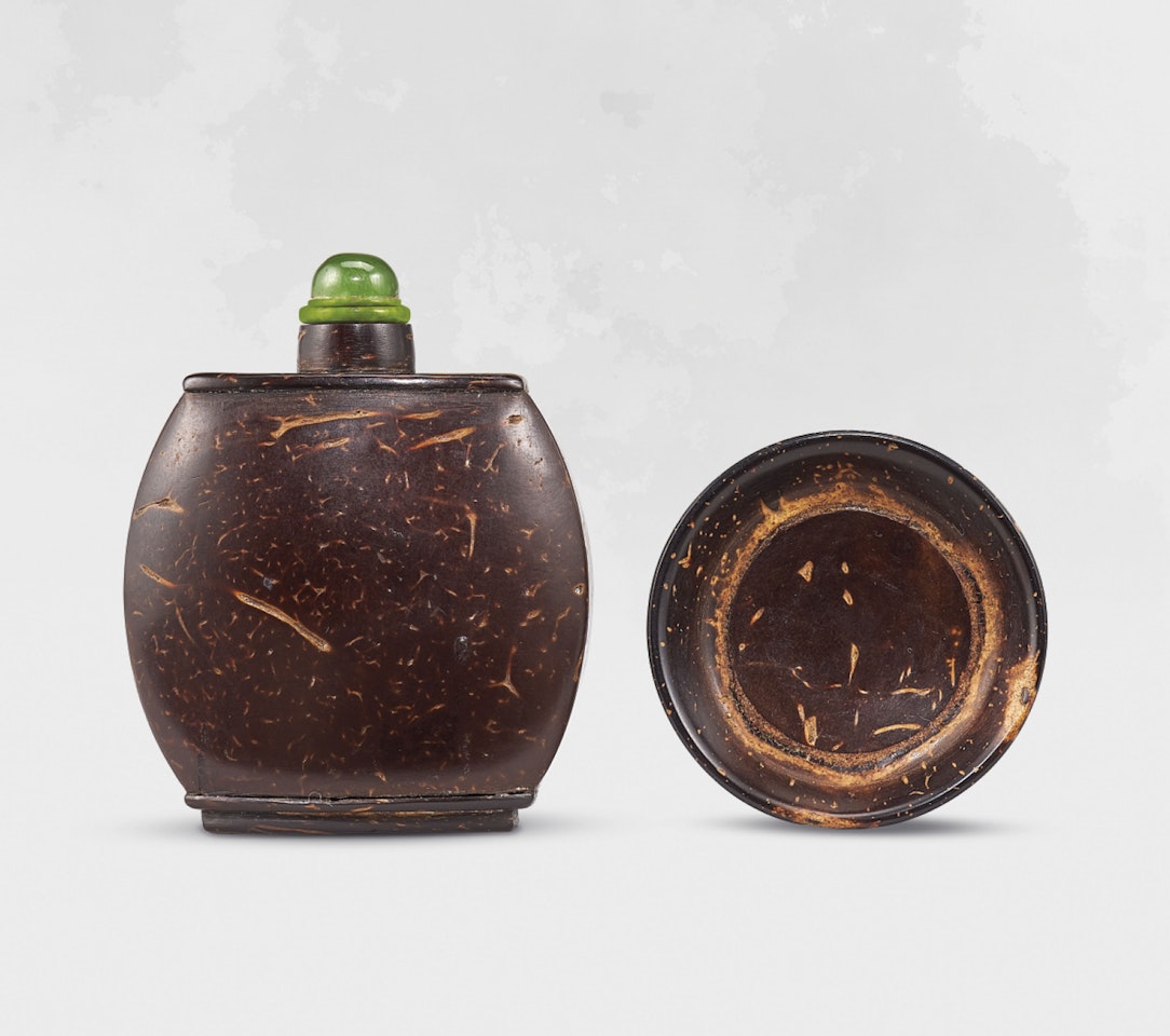 A COCONUT SHELL SNUFF BOTTLE by Anonymous