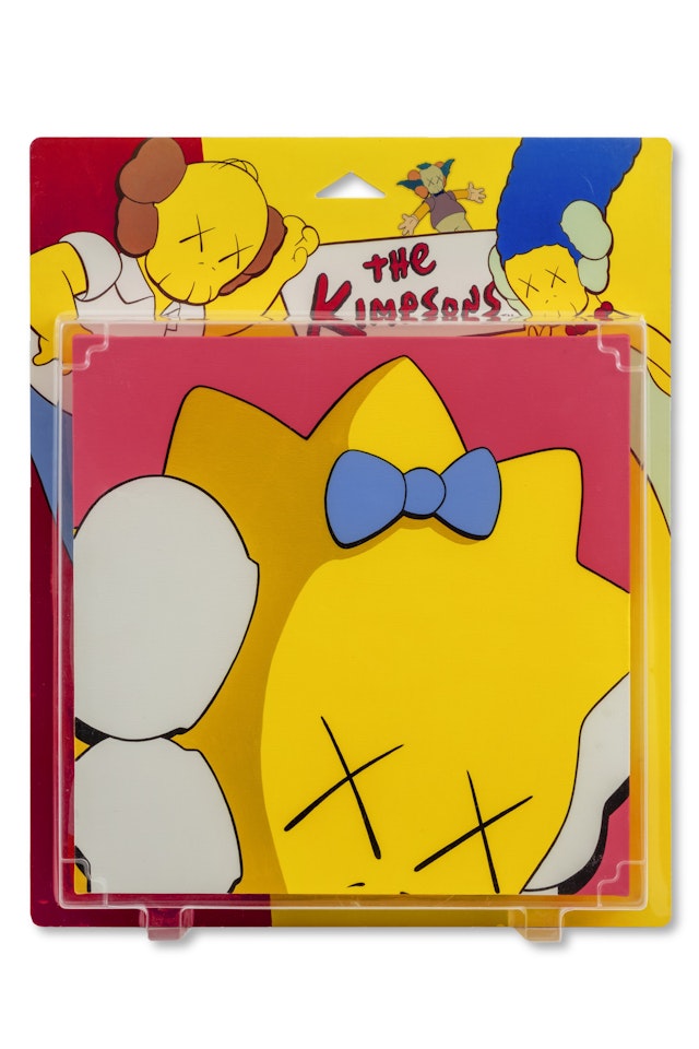 UNTITLED (KIMPSONS), PACKAGE PAINTING SERIES by Kaws
