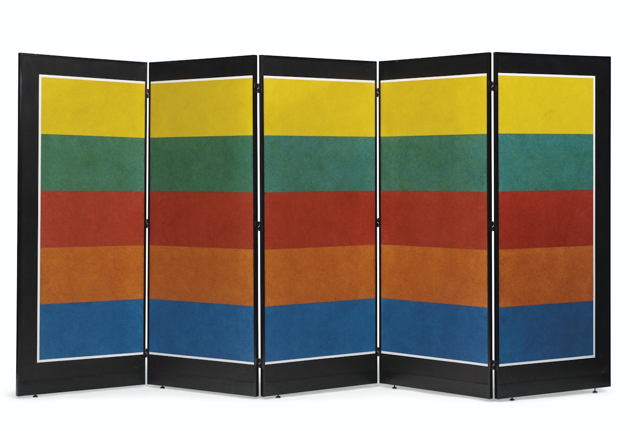 Folding Screen C-5 by Sol LeWitt