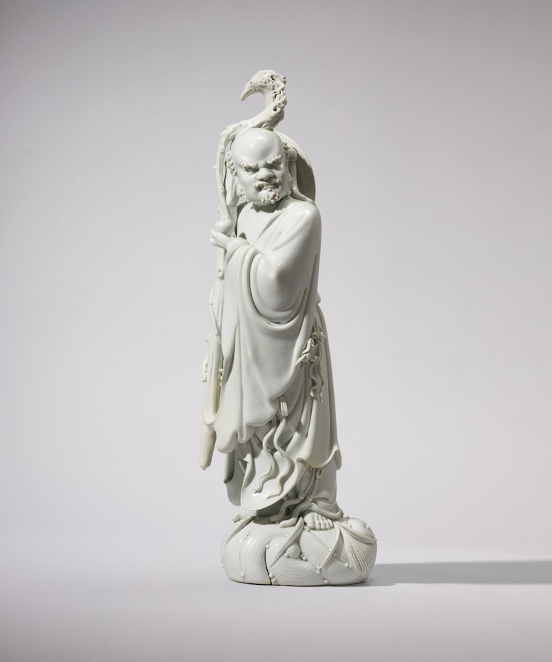 A DEHUA FIGURE OF DAMO by Anonymous