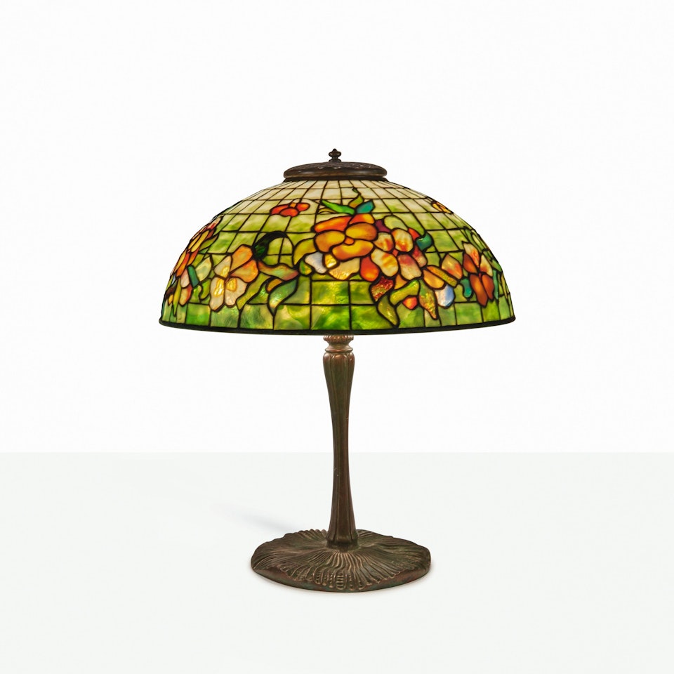 "PANSY" TABLE LAMP by Tiffany Studios